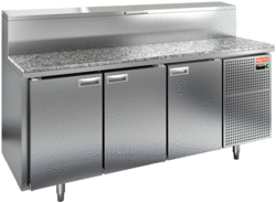 Стол охлаждаемый для пиццы HICOLD PZ2-111GN (1/6H) камень фото 1 Стол охлаждаемый для пиццы HICOLD PZ2-111GN (1/6H) камень-1