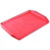 Поднос 42*30 см красный