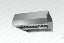 Зонт приточно-вытяжной закрытый ЗВЗн - 1100*2000*400 "Norma Inox", островной