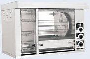 Гриль на 8 кур со встроенной тепловой витриной на 9 кур электрический Sikom МК- 8.8В