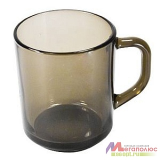 Кружка 250 мл. d=74, h=95 мм дымчатая /6/1260/-2