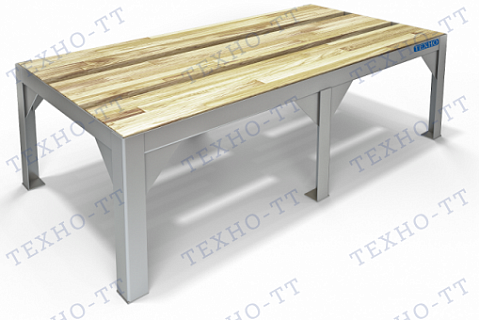 Подтоварник ПТ-500/1 столеш. деревянный настил-2