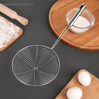 Шумовка Доляна «Металлик», 37 см-1