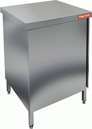 Стол нержавеющий центральный с распашной дверью HICOLD НСЗ-6/7Л-1