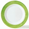 Тарелка d=254 мм. зеленый край Браш /6/