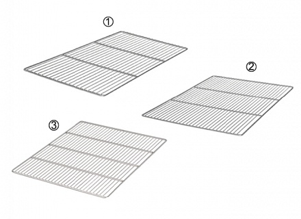 Решетка для печи GN 1/1, 53х32,5см, s/s-1