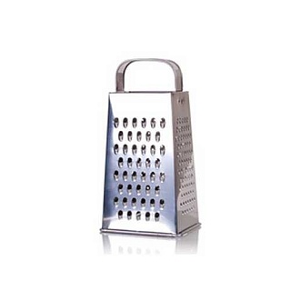 Терка 4-х гранная 23 см. белая жесть /1/-1