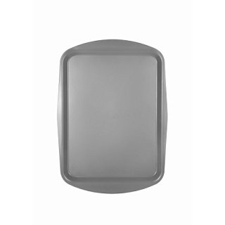Поднос столовый 490х360 мм серый полипропилен особо прочный-1