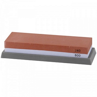 Камень точильный 180*60*27 мм. комбинированный 240/800 (для грубой заточки) /1/-1