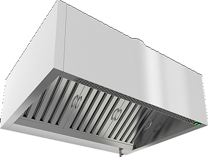 Зонт вытяжной пристенный коробчатый HICOLD ЗКВПО-0909-1