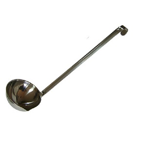 Половник 0,25 л. L ручки 39 см. d=11,5 см. с носиком, нерж. /1/50/-1