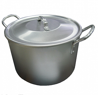 Котел алюминиевый 30,0 л.(круглые ручки) 1/1-2