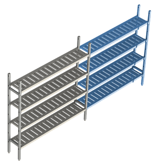 Стеллаж модульный LOAD.Me.POLY. 16AL.4PP50.09E-1