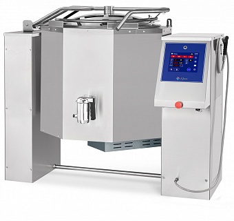 Котел пищеварочный опрокидывающийся КПЭМ-160-ОМП с миксером и слив. краном (11000019717)-1