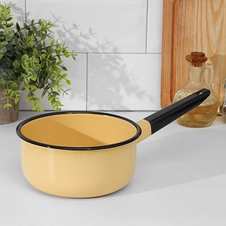 Ковш 1,5 л, индукция, цвет палевый-1