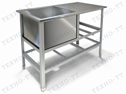 Ванна моечная с крылом ВМ-32/430-2