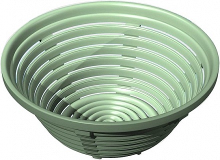 Форма круглая пластиковая для расстойки хлеба, диаметр 200мм (500-750 гр)-1