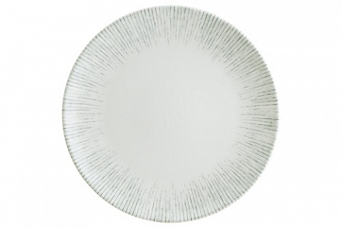 Тарелка d=250 мм. Ирис Серый, форма Гурмэ Bonna /1/12/648 ВДОХНОВЕНИЕ-1
