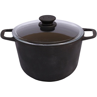 Кастрюля БИОЛ со стеклянной крышкой, 26 см, 6,0 л-1