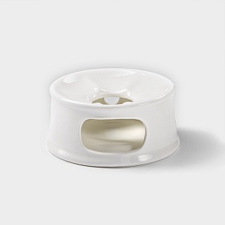 Подставка фарфоровая для подогрева Wilmax, d=13 см, цвет белый-1