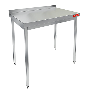 Стол производственный пристенный с бортом без полки HICOLD НСО-9/6Б-1