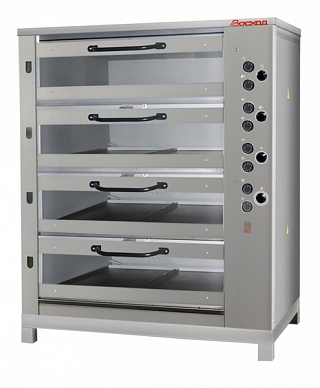 Печь хлебопекарная электрич. ХПЭ-750/4С (со стеклянными дверьми, в обрешетке)-1