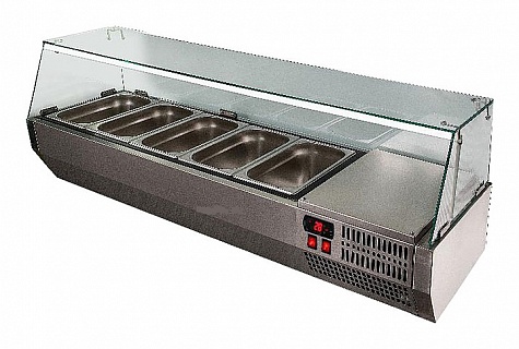 Витрина для ингредиентов VT2v-G-1