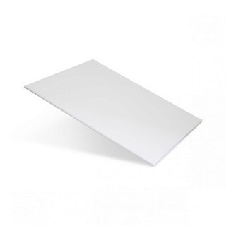 Доска разделочная 350х260х8 мм белая пластик-1