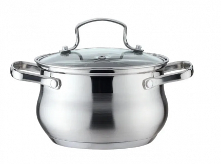 Кастрюля Kelli KL-4255 нержавеющая сталь, 1 л-1