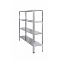 Стеллаж кухонный Luxstahl СР-1800*2000*400/4 нерж.