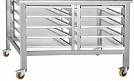 Подставка ПК-10-6/4К под ротационный пекарский шкаф РПШ-10-6-4П (подставка на 10 уровней 600х400 мм, 4 колеса) (11000009826)