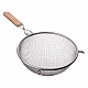 Сито с ободом и ручкой Ретро 21см, двойная сеть, MLD-6-21