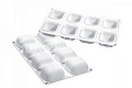 Форма силиконовая "Gem 100" d 61x61 h 30 мм, 8 ячеек
