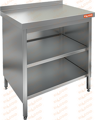 Стол производственный закрытый с 3-х сторон HICOLD НСЗО-6/6Б-1