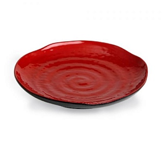 Тарелка круглая d18,9см.* в.3см  ч/кр-1