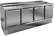 Стол охлаждаемый для салатов HICOLD SLE2- 1111GN (1/6)