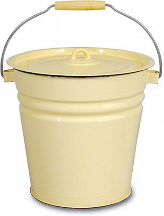 Ведро эмалированное 12 л с крышкой [2с28]-1