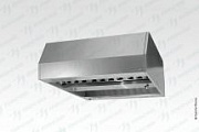 Зонт приточно-вытяжной закрытый ЗВЗн - 1100*2000*400 "Norma Inox", островной