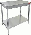 Стол нержавеющий разделочный центральный с полкой HICOLD НСО-8/7П