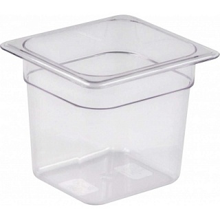 Гастроемкость поликарб.1/6х6'' (150мм) 176х164[JW-Р166] -1