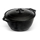 Кастрюля ал. литая 8,0л черный (3шт)