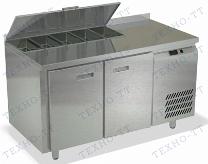 Стол охлаждаемый д/салатов пристенный СПБ/С-227/16-2207-2