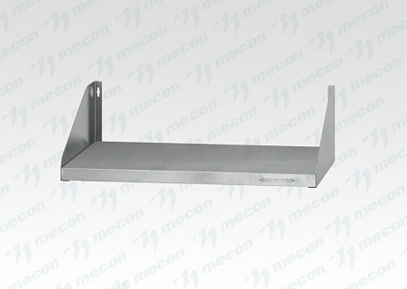 Полка навесная открытая ПНОн - 1200*300*180 "Norma Inox", нерж. сталь, сплошная-1
