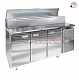 Стол охлаждаемый СХСпц-700-3 1810*700*860/1070 3 двери, надстройка GN 1/3, агрегат сбоку, задняя стенка оцинк.