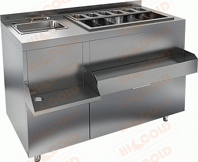Барная станция HICOLD НБМКС-12/6БПК-2