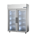 Шкаф холодильный 1400 литров APACH CHEF LINE lcrm140nd2g со стеклянной дверью