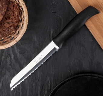 Нож кухонный для хлеба Athus, лезвие 17,5 см, сталь AISI 420-1