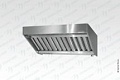 Зонт вытяжной полуоткрытый ЗВПн - 1000*1600*400 "Norma Inox", островной