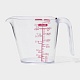 Стакан мерный, 500 мл, 16×9,7×11 см, цвет прозрачный															