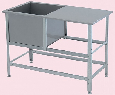 Ванна моечная со столом ВСМС-Б-1.430-1010.530-02-К-1